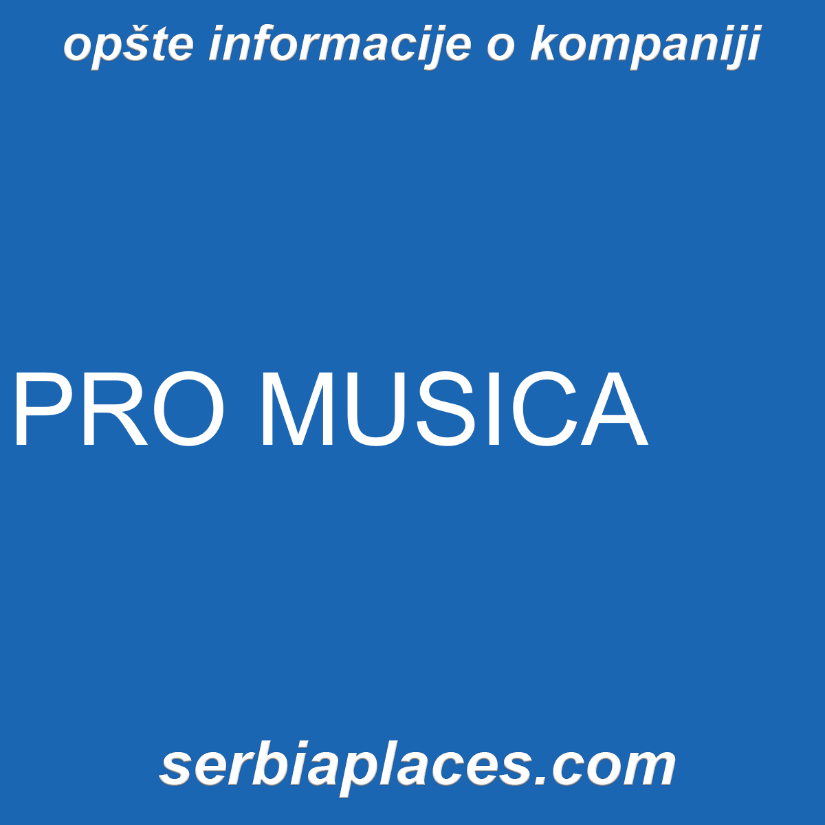PRO MUSICA