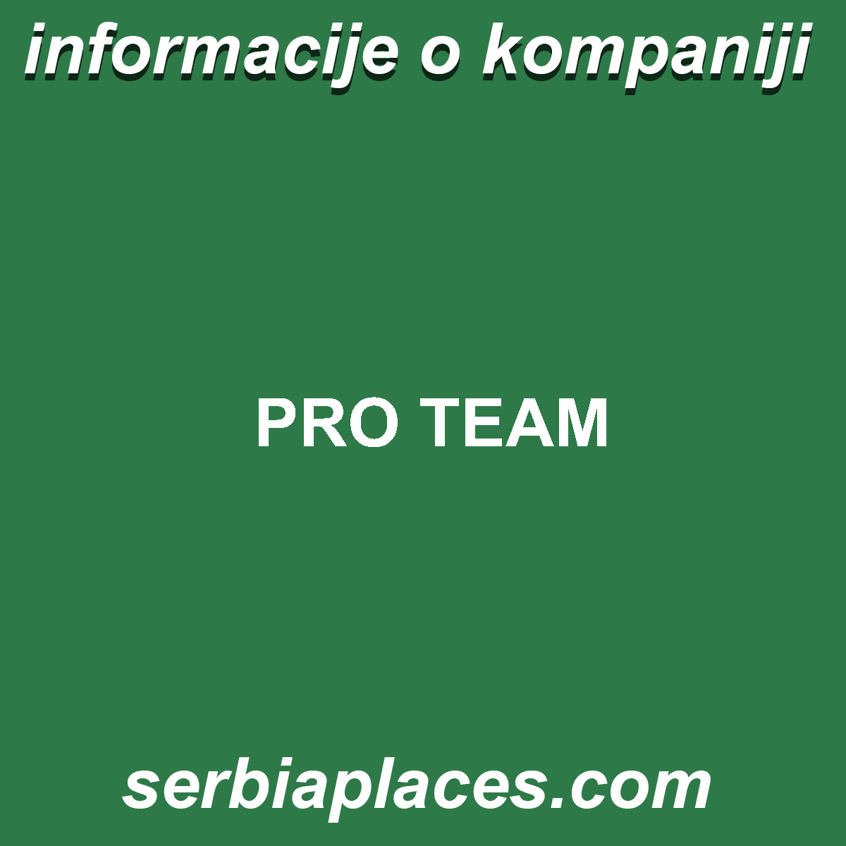 PRO TEAM