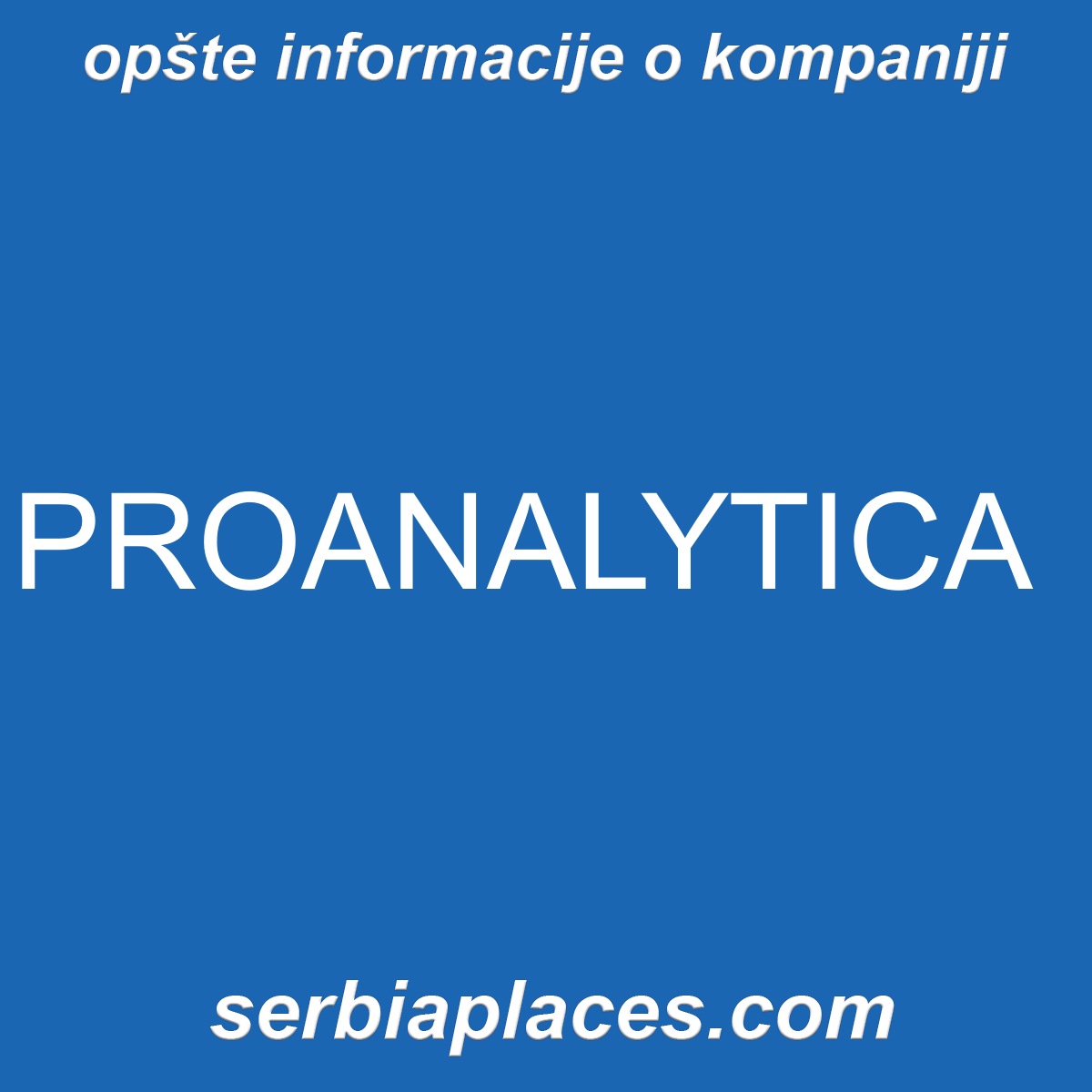PROANALYTICA