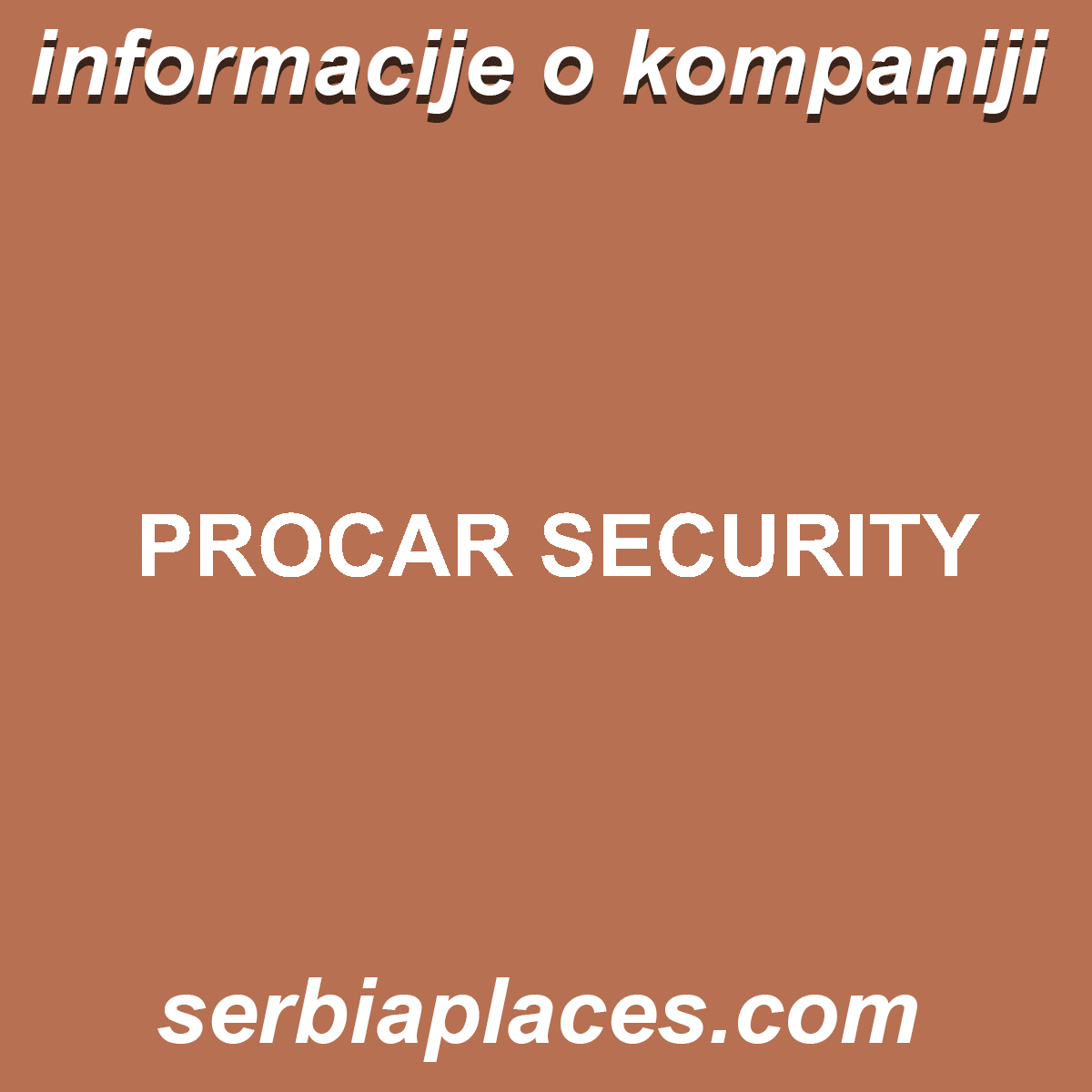 PROCAR SECURITY