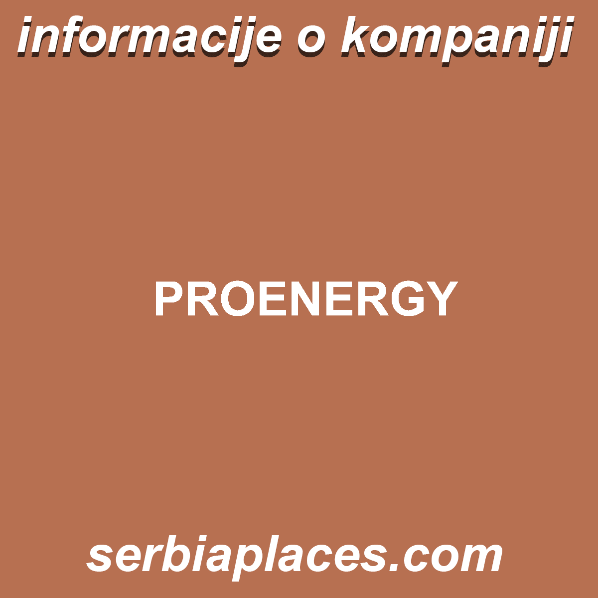 PROENERGY