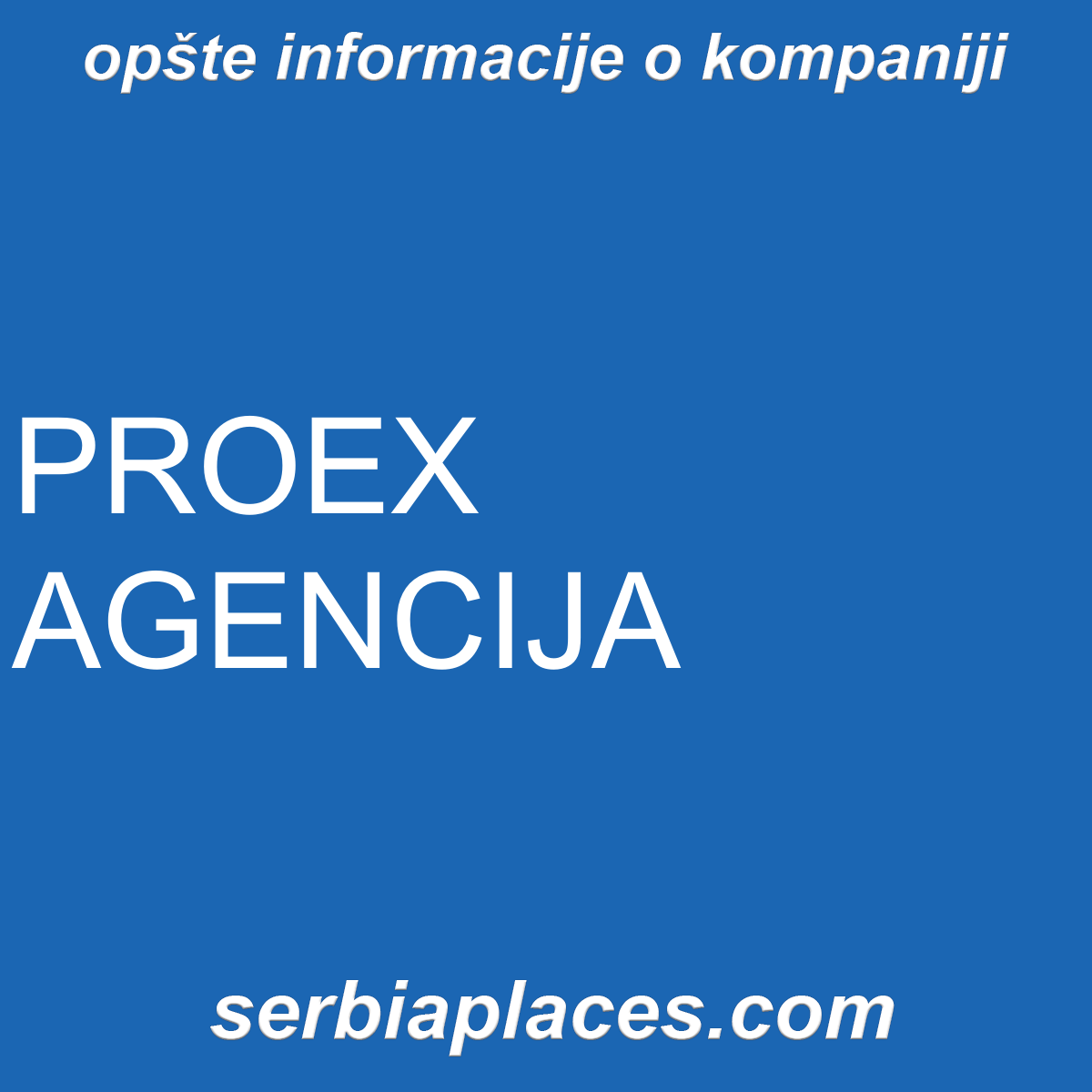 PROEX AGENCIJA