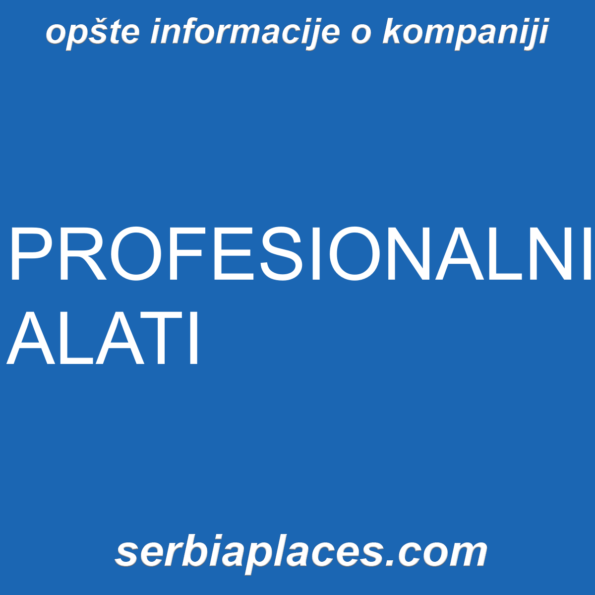 PROFESIONALNI ALATI