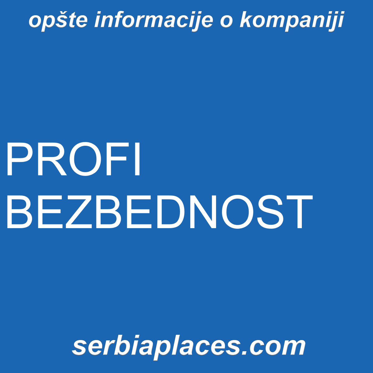 PROFI BEZBEDNOST