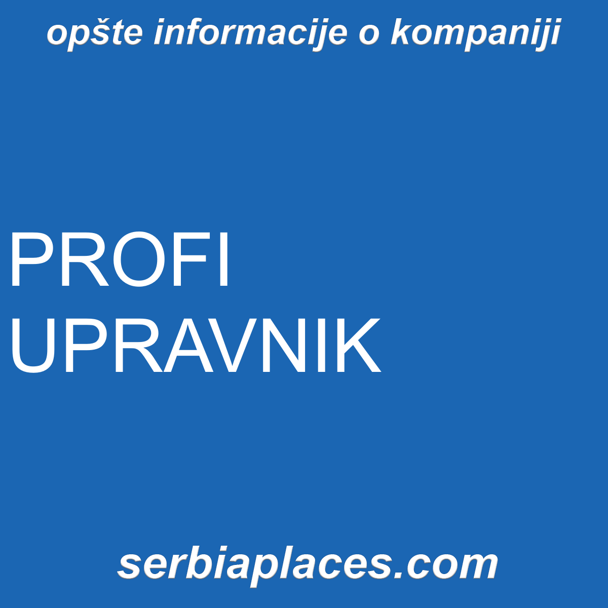 PROFI UPRAVNIK