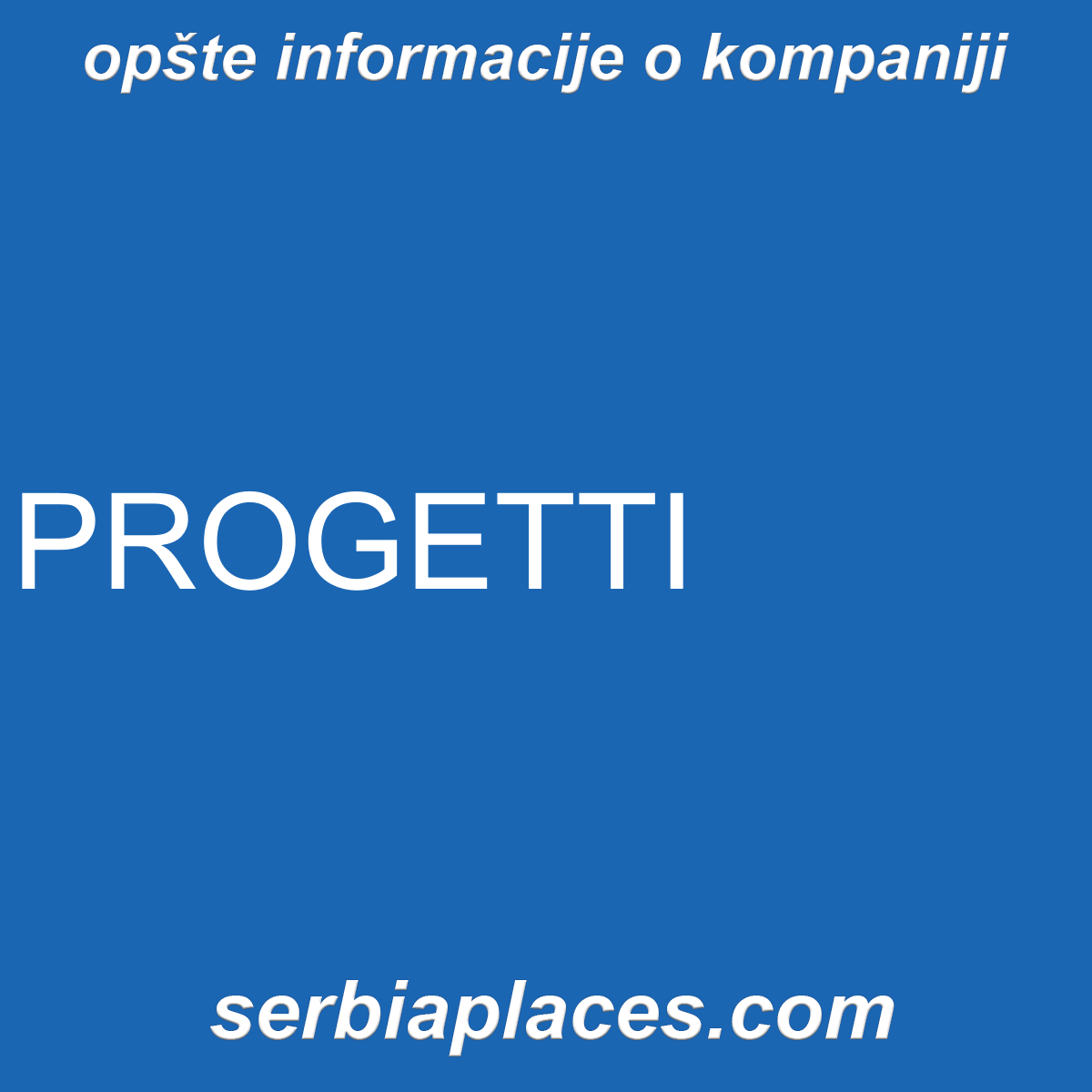 PROGETTI