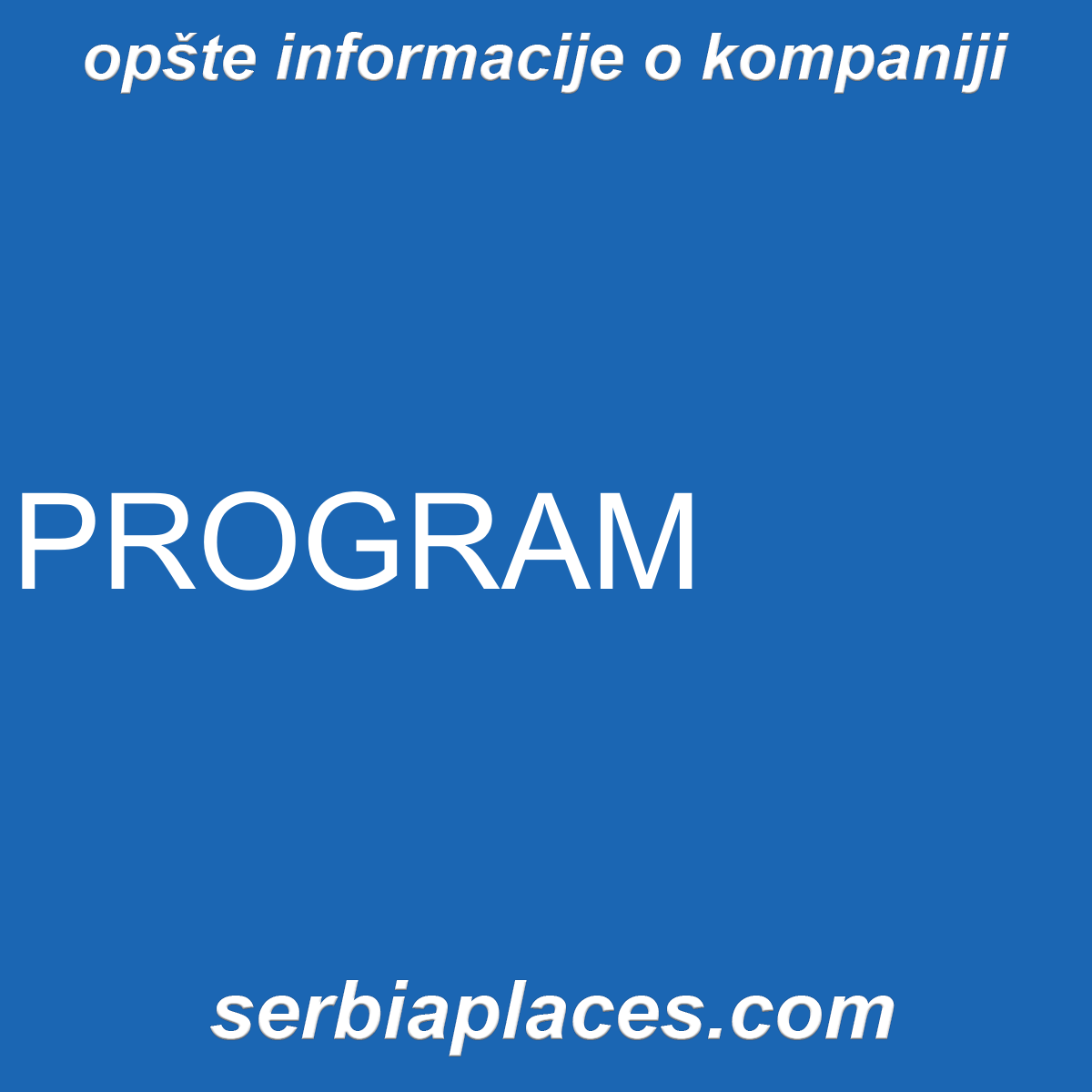 PROGRAM