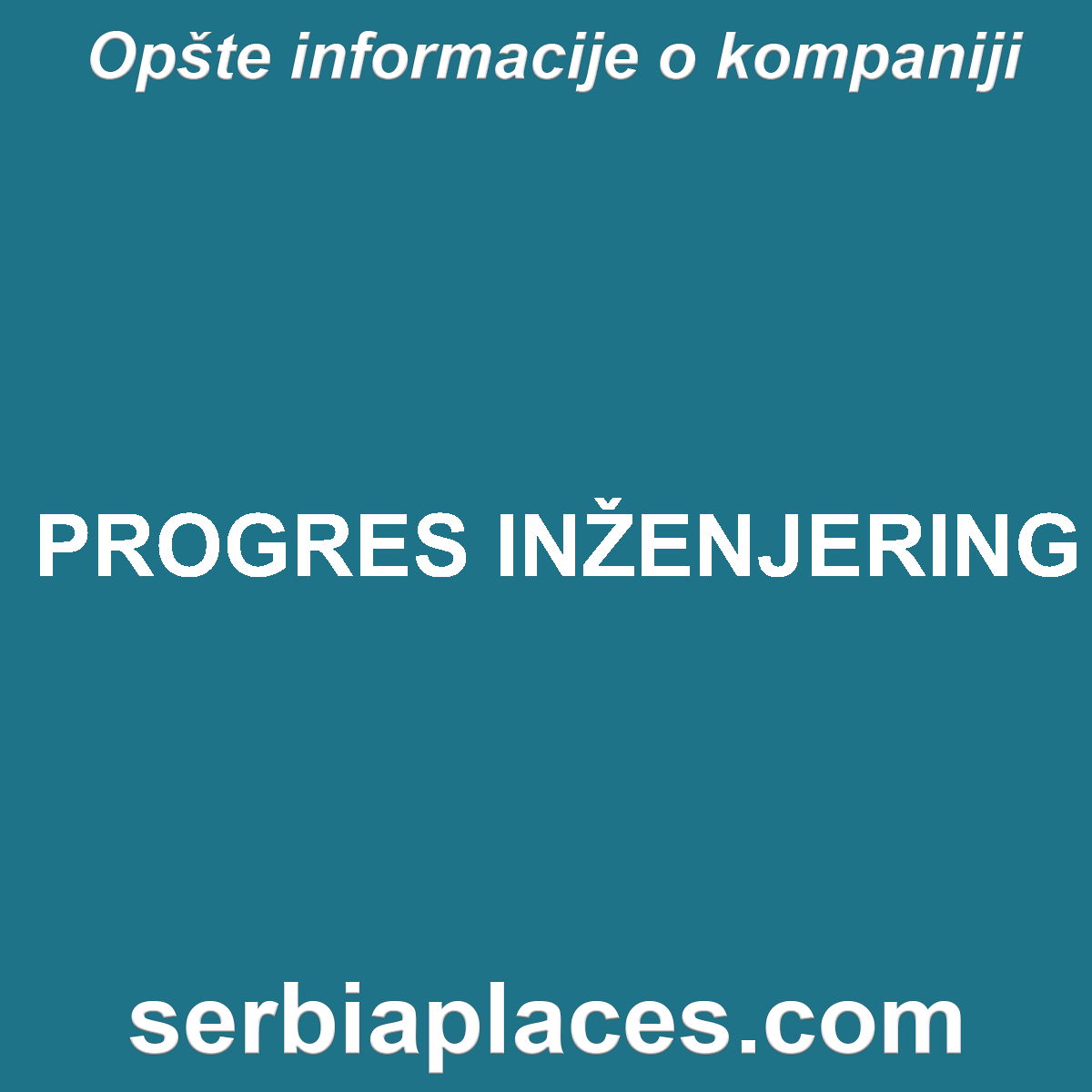 PROGRES INŽENJERING