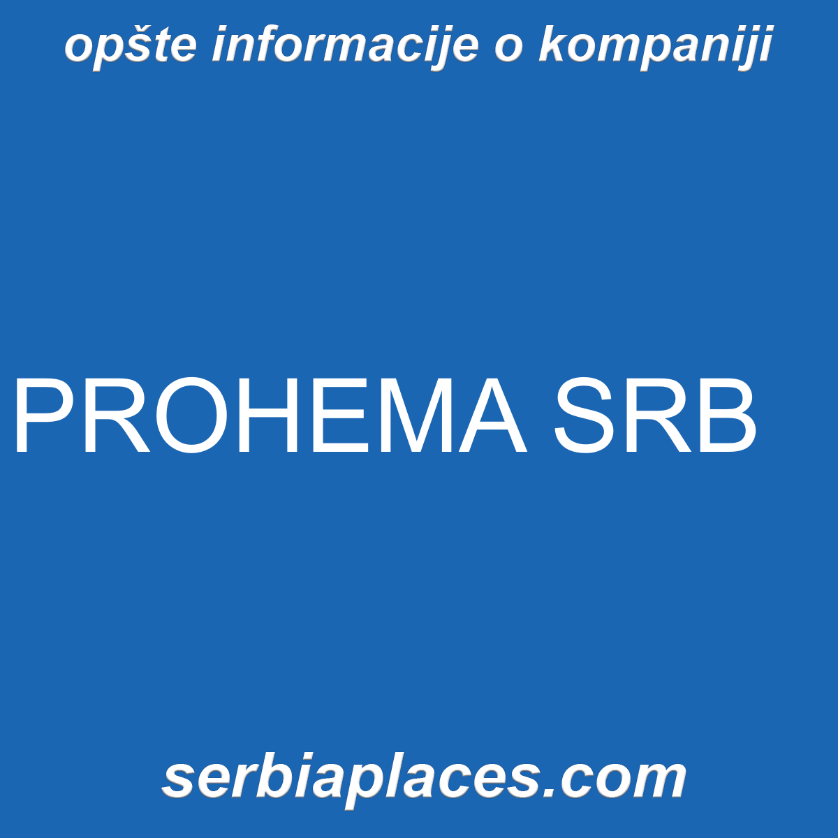 PROHEMA SRB