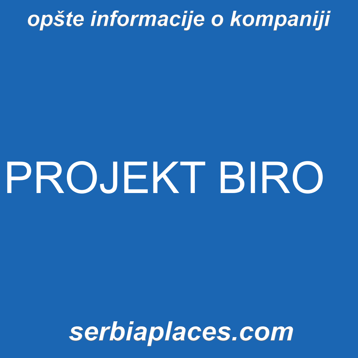PROJEKT BIRO