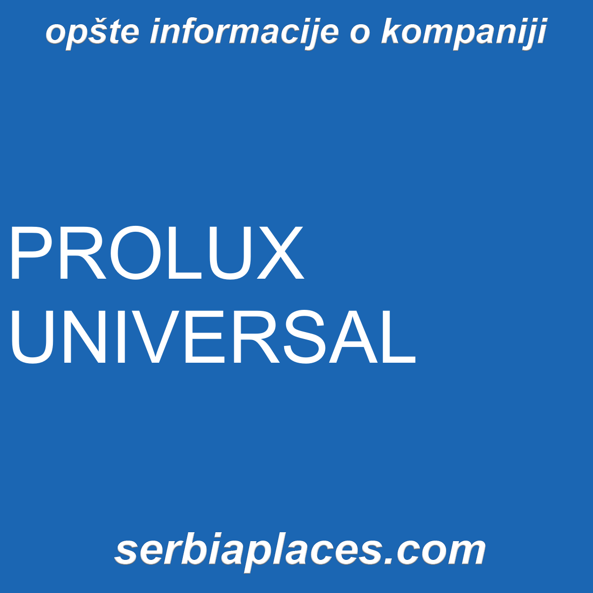 PROLUX UNIVERSAL