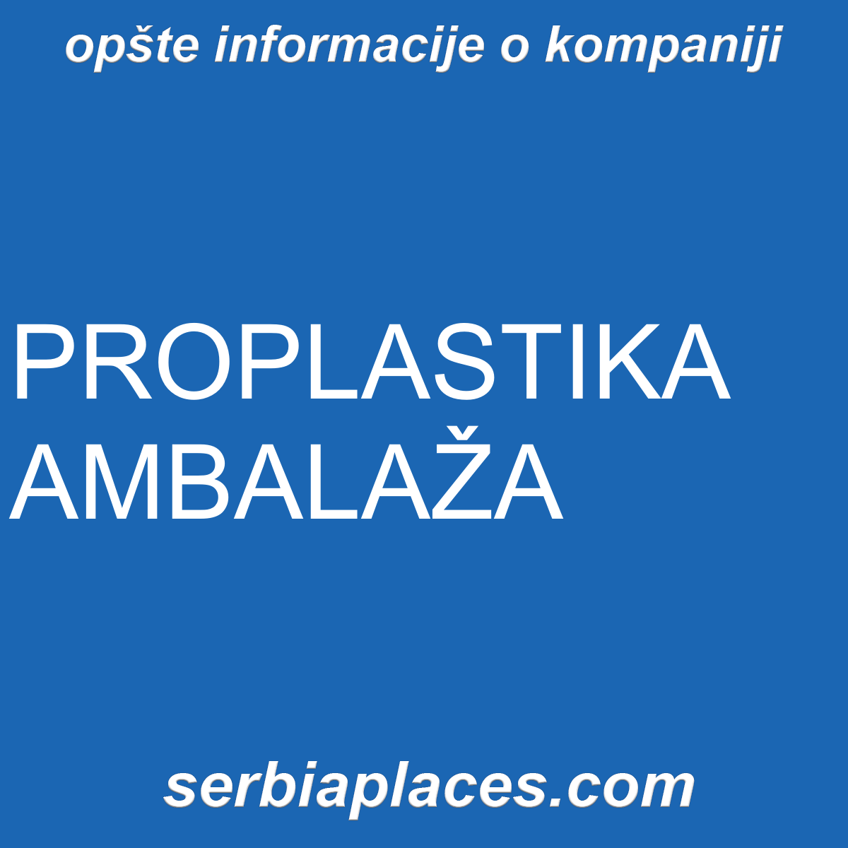 PROPLASTIKA AMBALAŽA