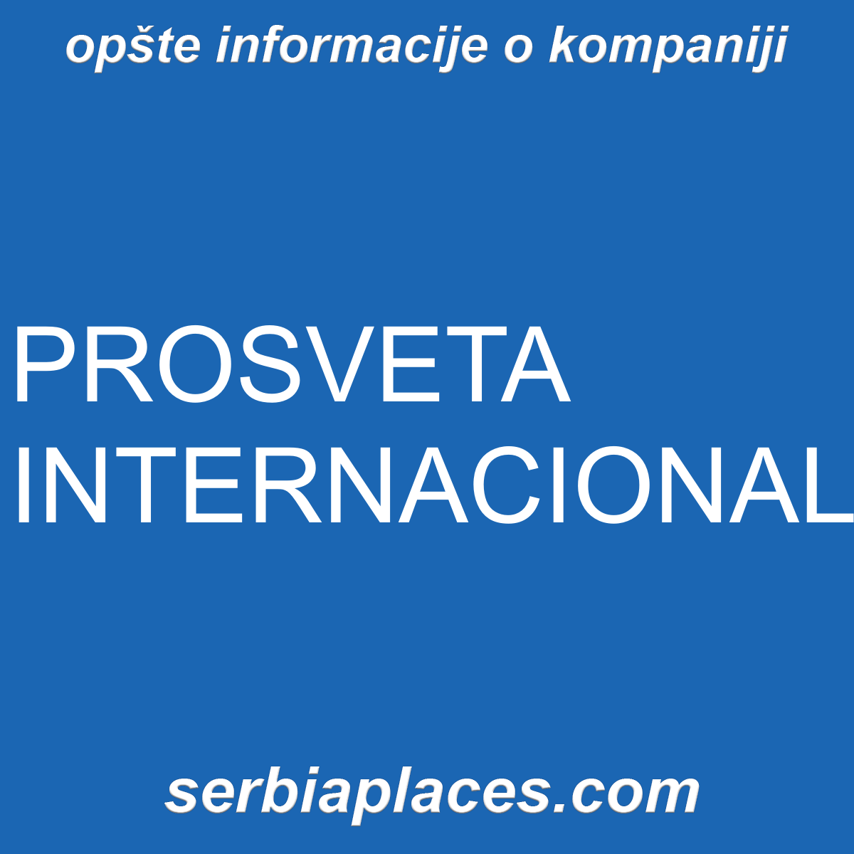PROSVETA INTERNACIONAL