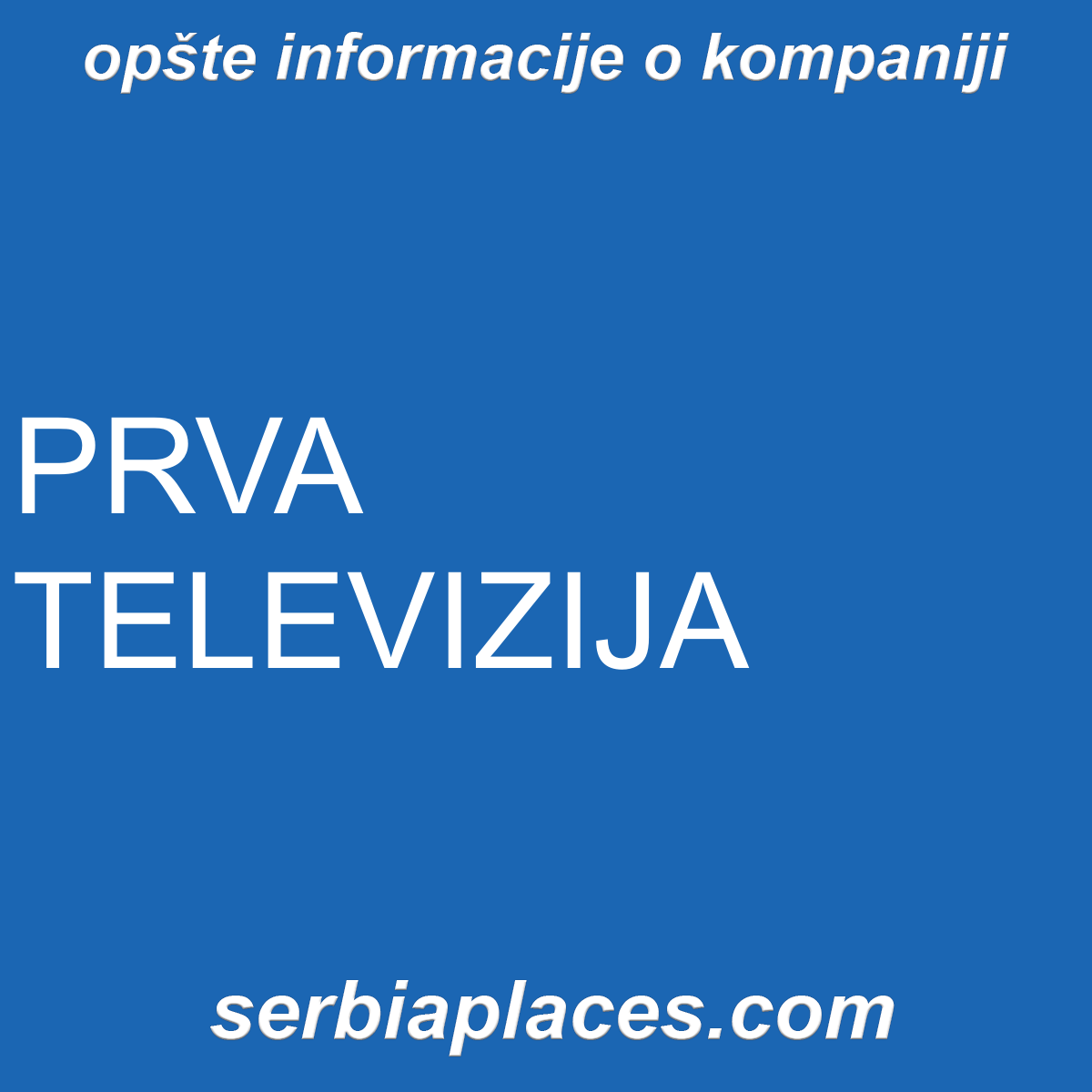 PRVA TELEVIZIJA