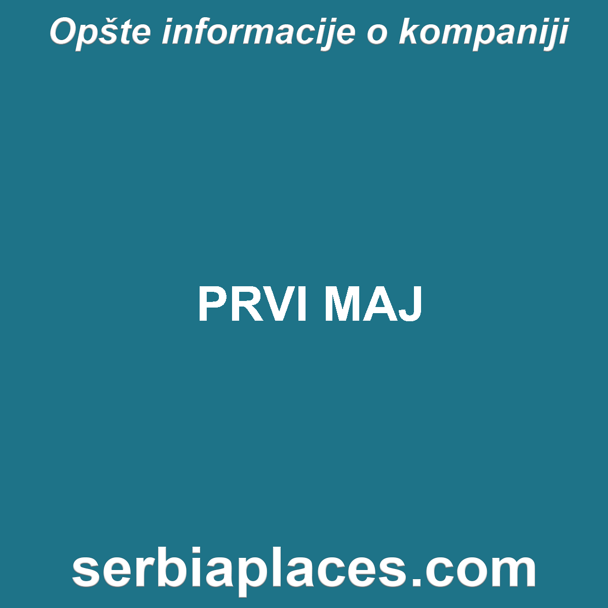 PRVI MAJ