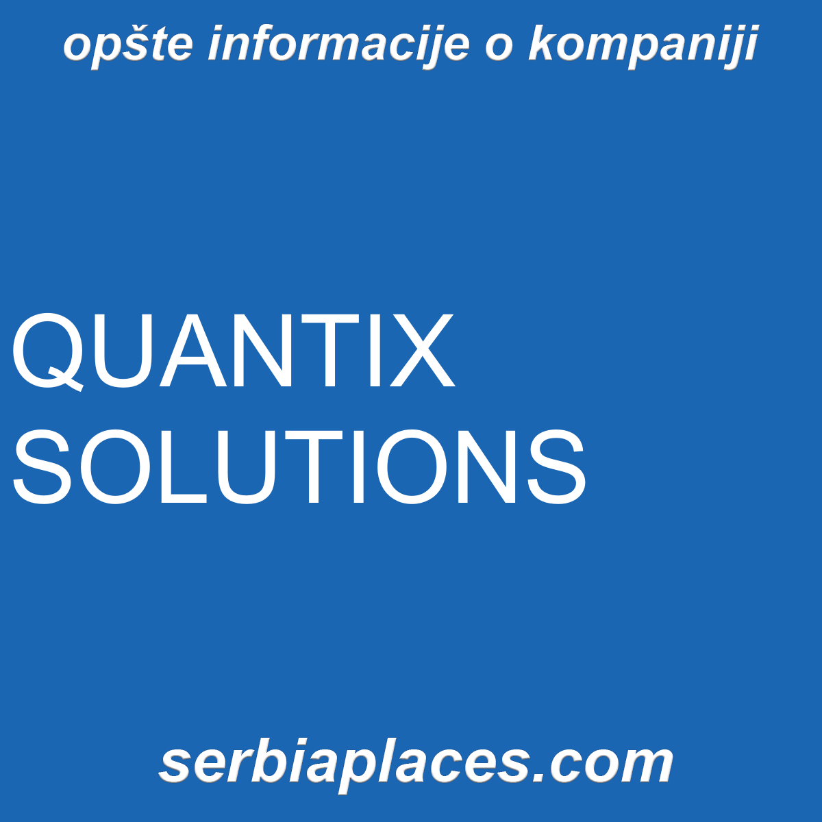 QUANTIX SOLUTIONS