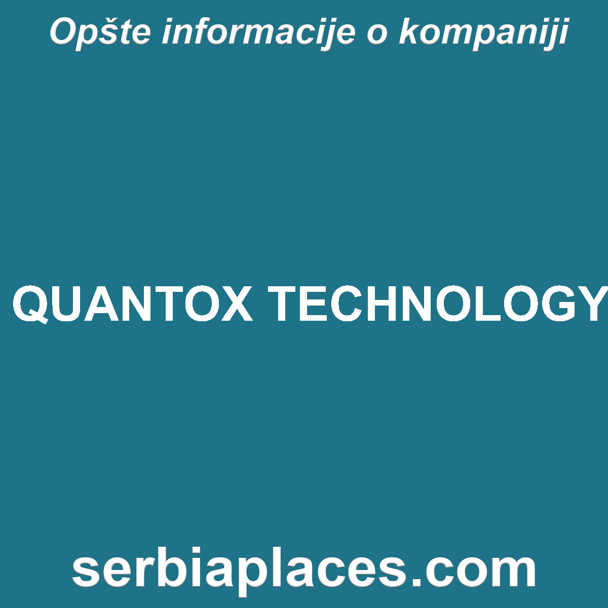 QUANTOX TECHNOLOGY