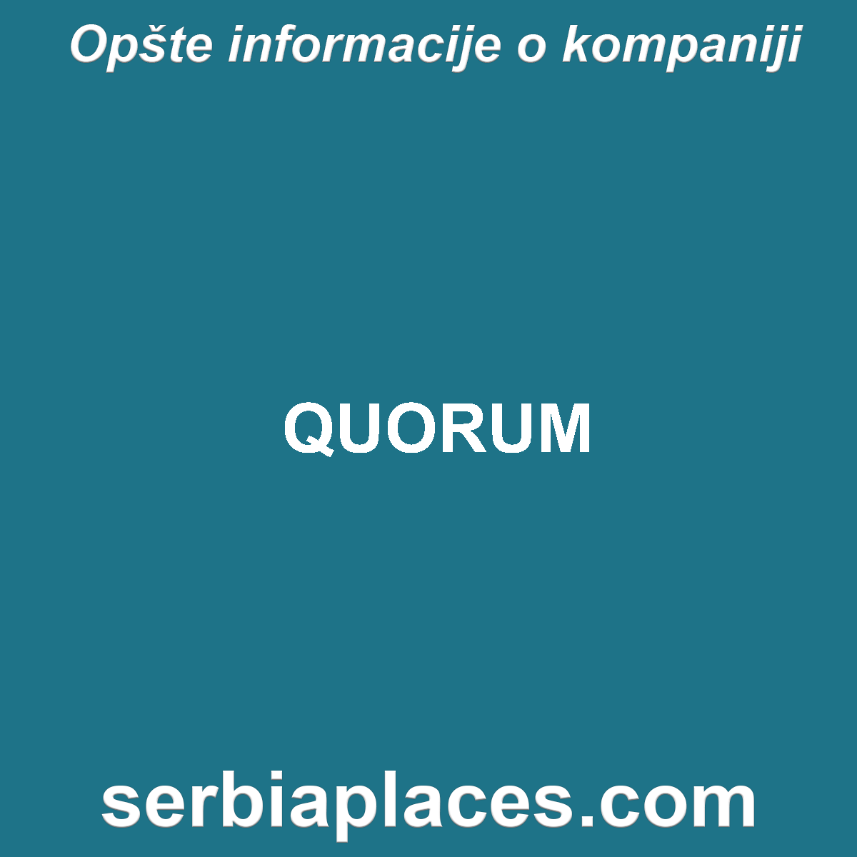 QUORUM