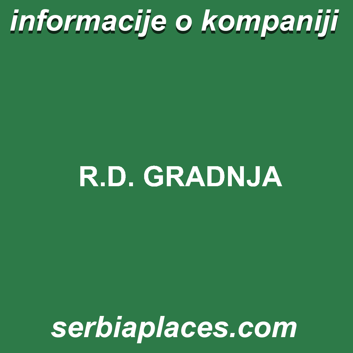 R.D. GRADNJA