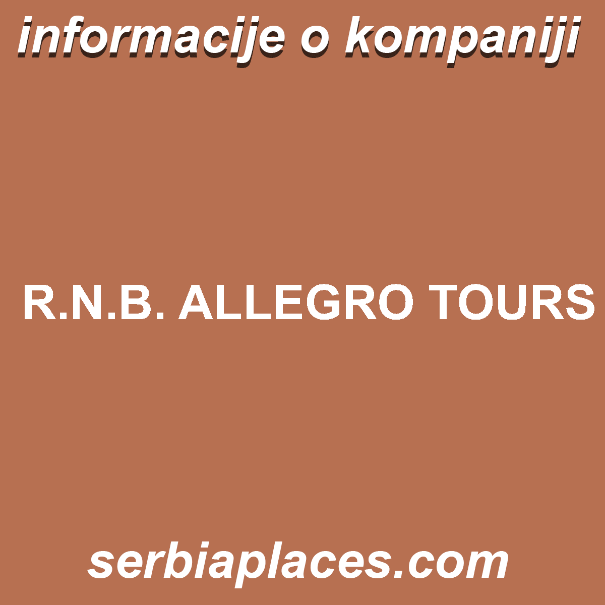 R.N.B. ALLEGRO TOURS