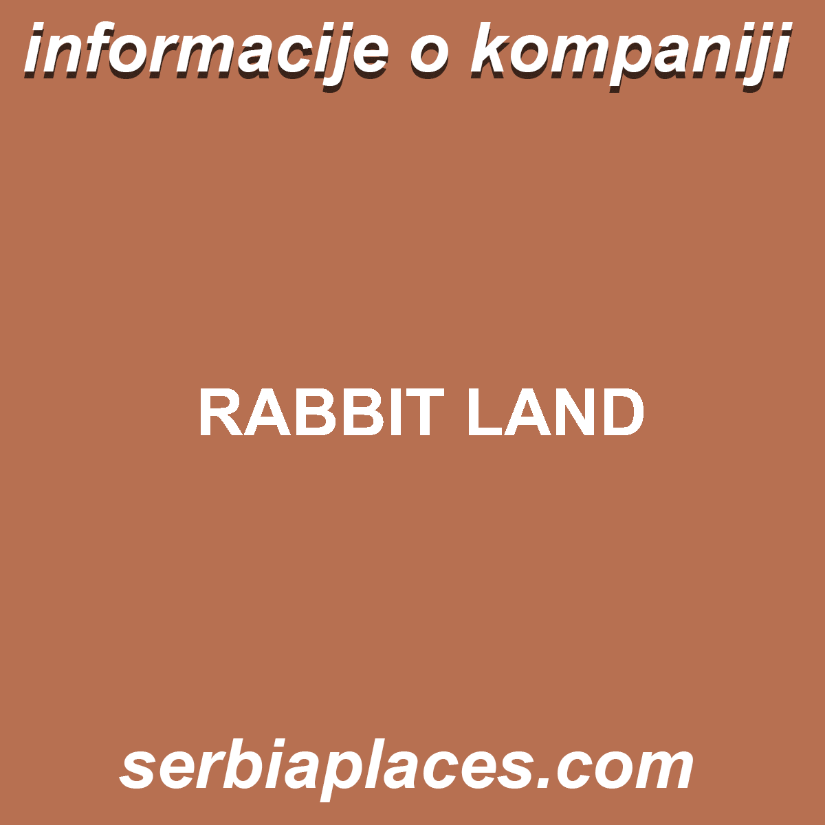 RABBIT LAND