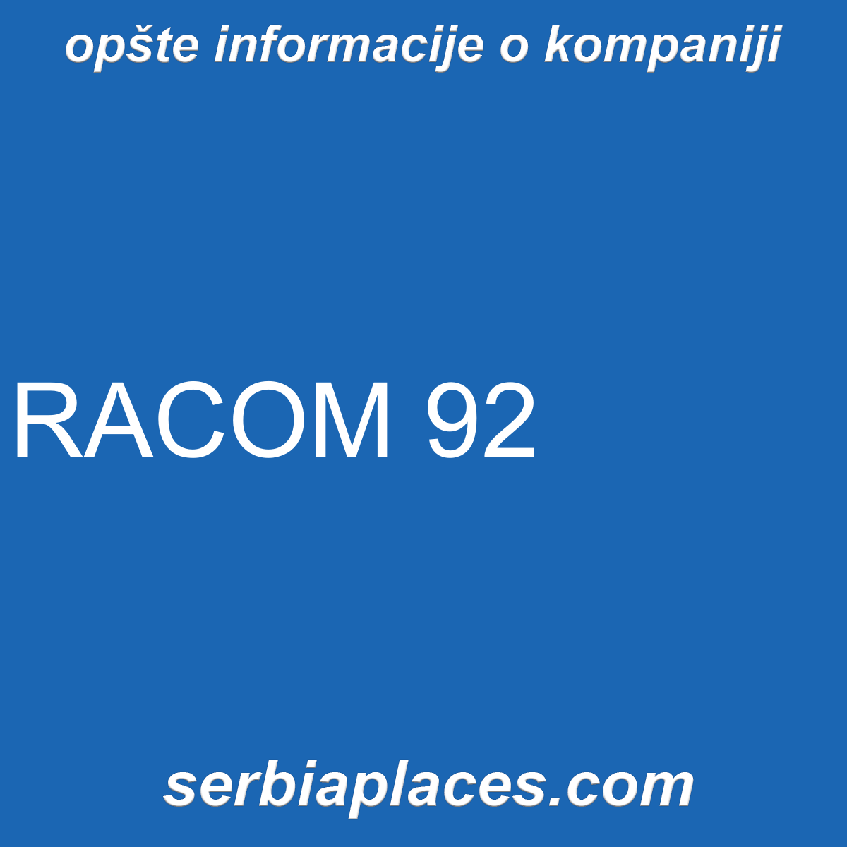 RACOM 92
