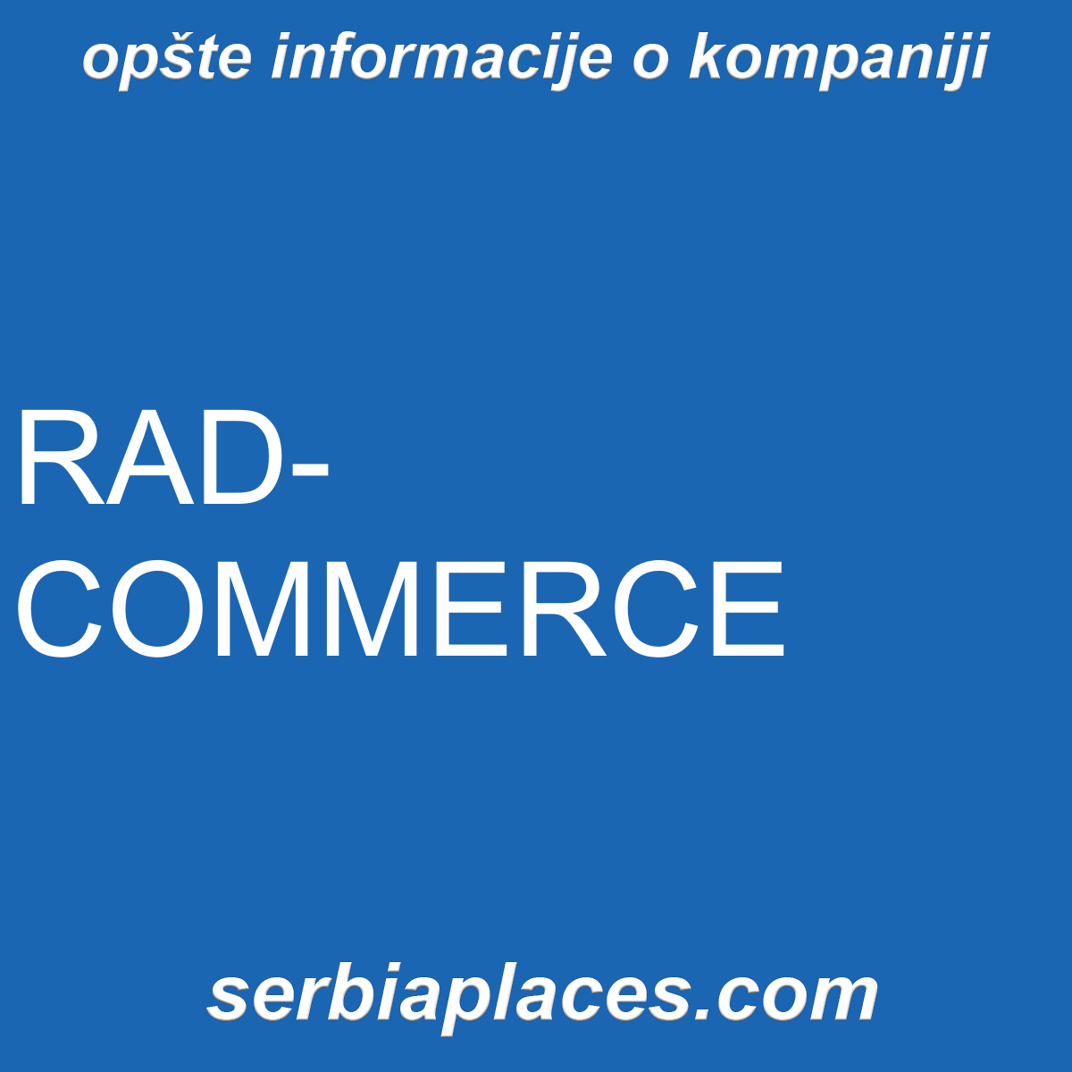 RAD-COMMERCE