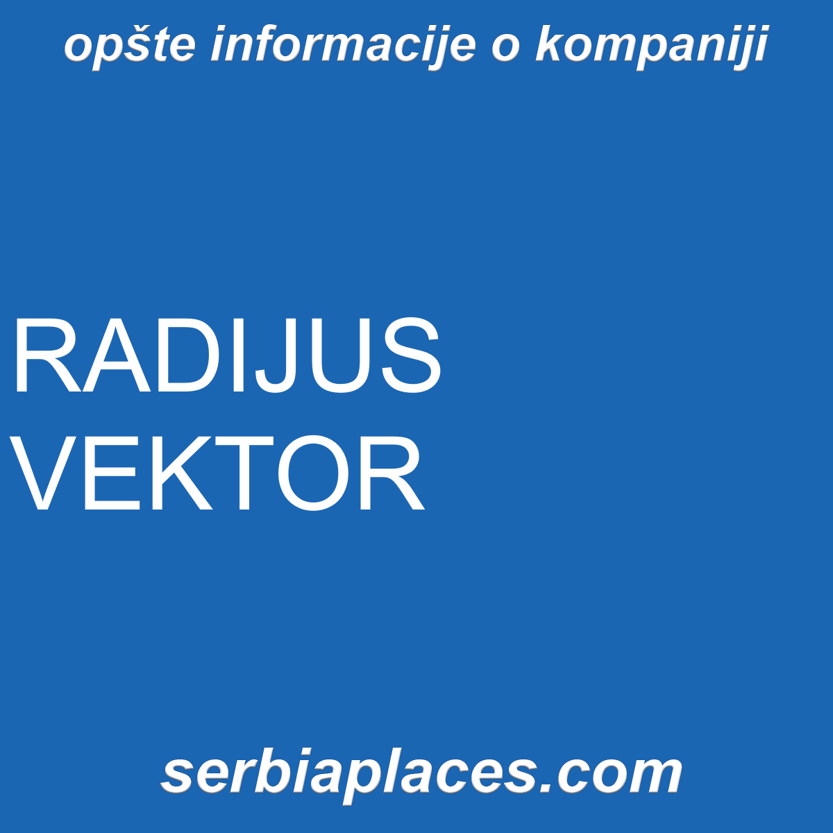 RADIJUS VEKTOR