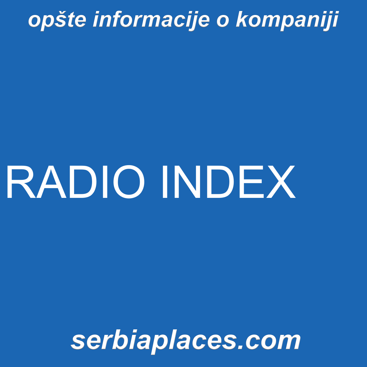 RADIO INDEX
