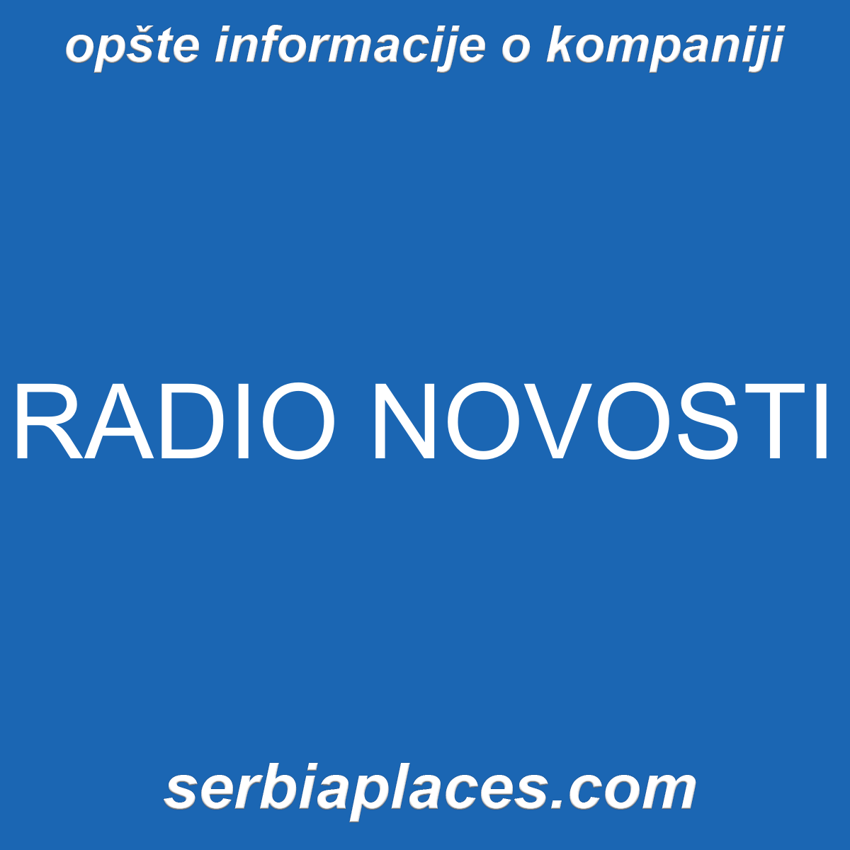 RADIO NOVOSTI