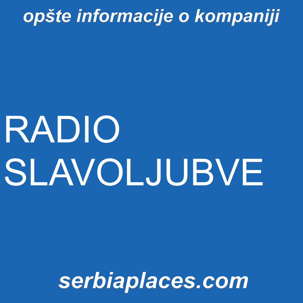 RADIO SLAVOLJUBVE
