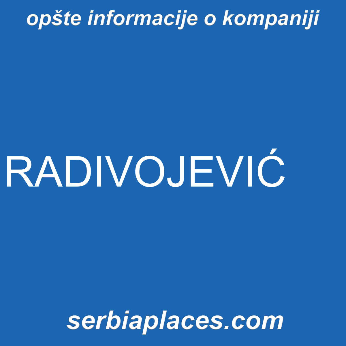 RADIVOJEVIĆ