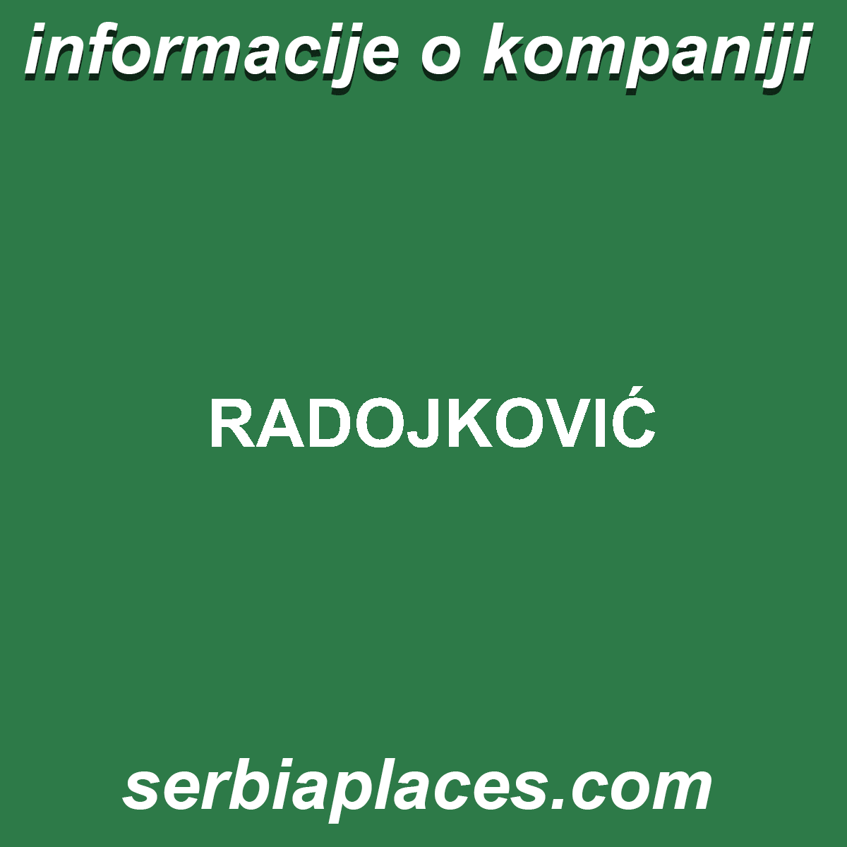 RADOJKOVIĆ