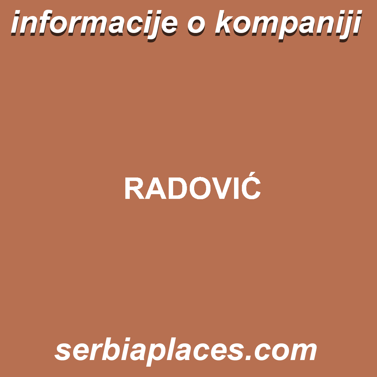 RADOVIĆ