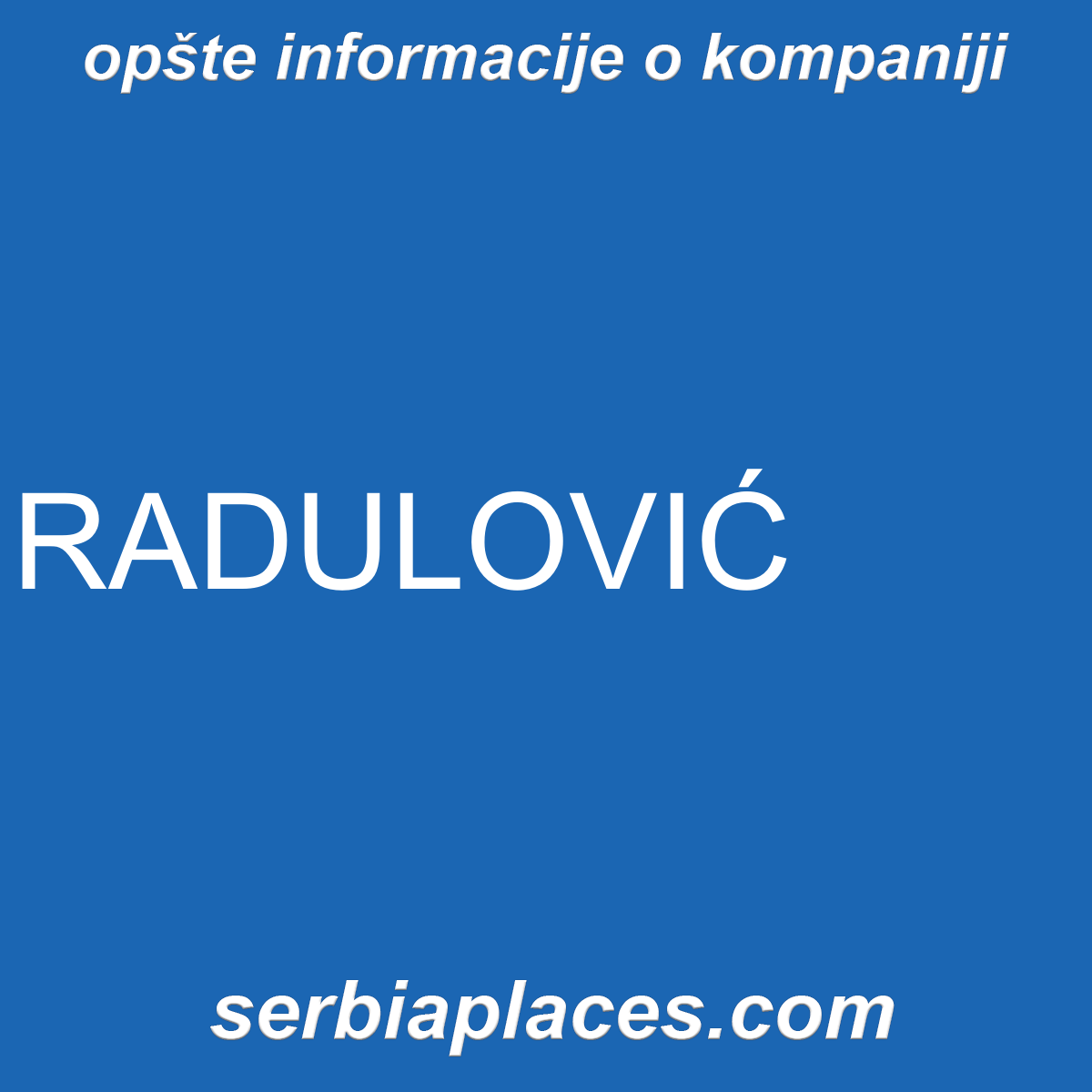 RADULOVIĆ