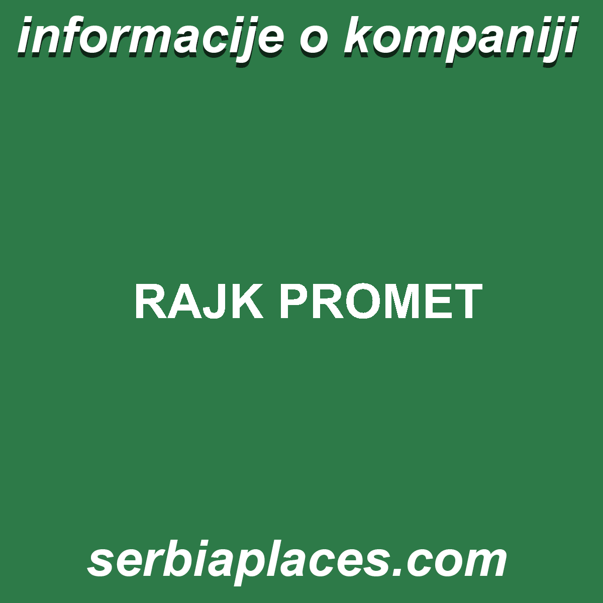 RAJK PROMET