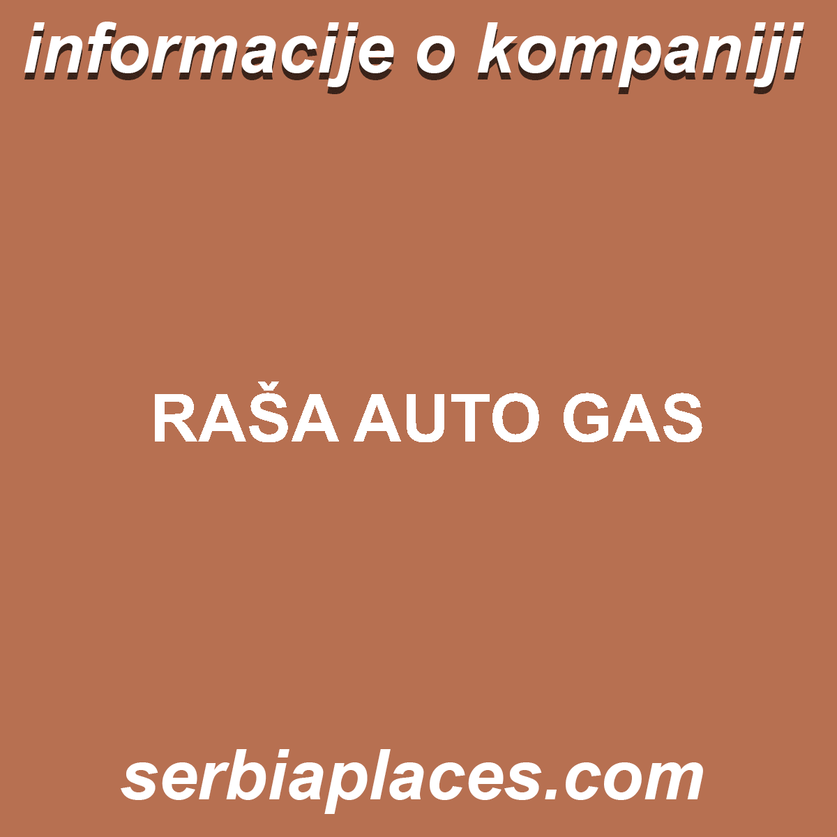 RAŠA AUTO GAS