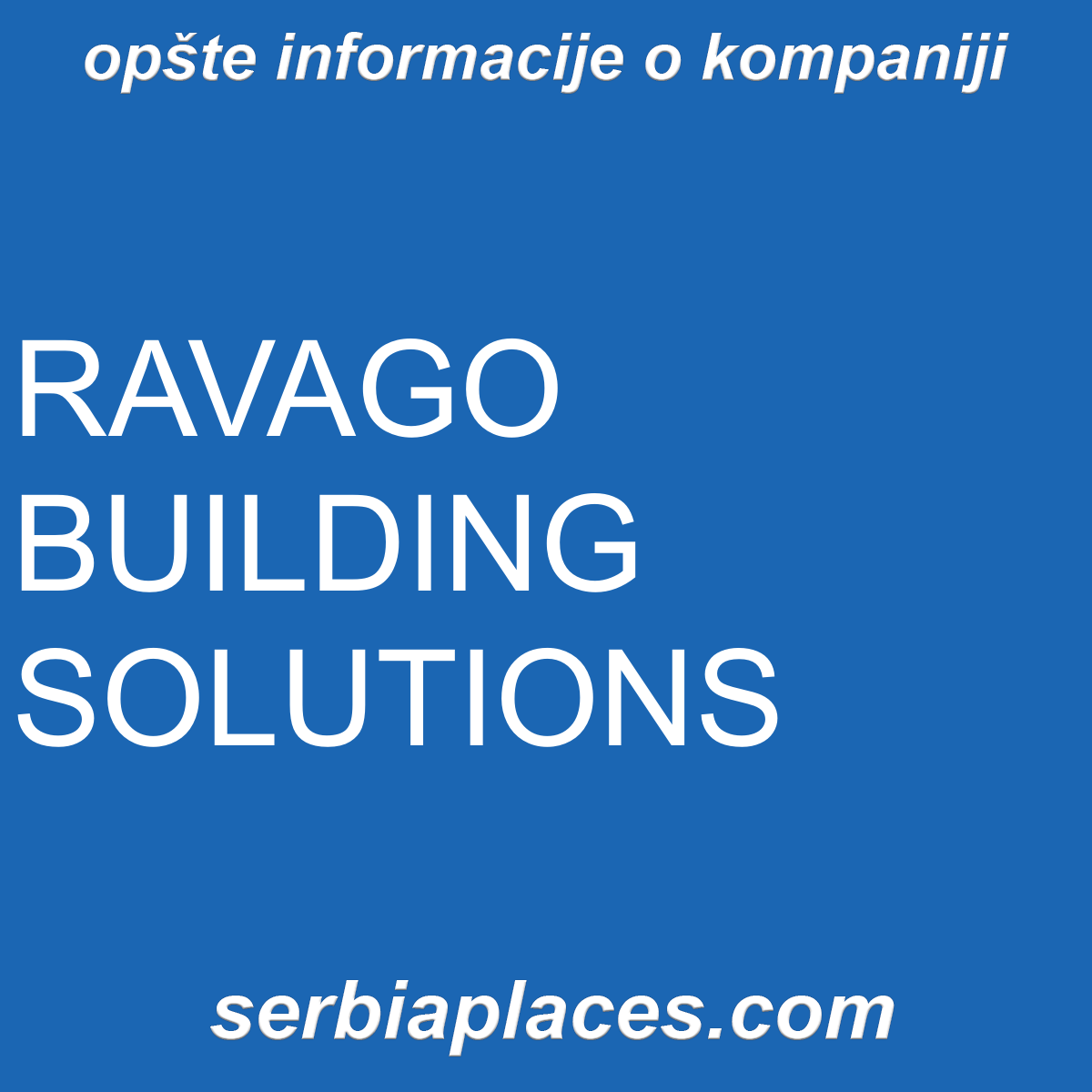 RAVAGO BUILDING SOLUTIONS