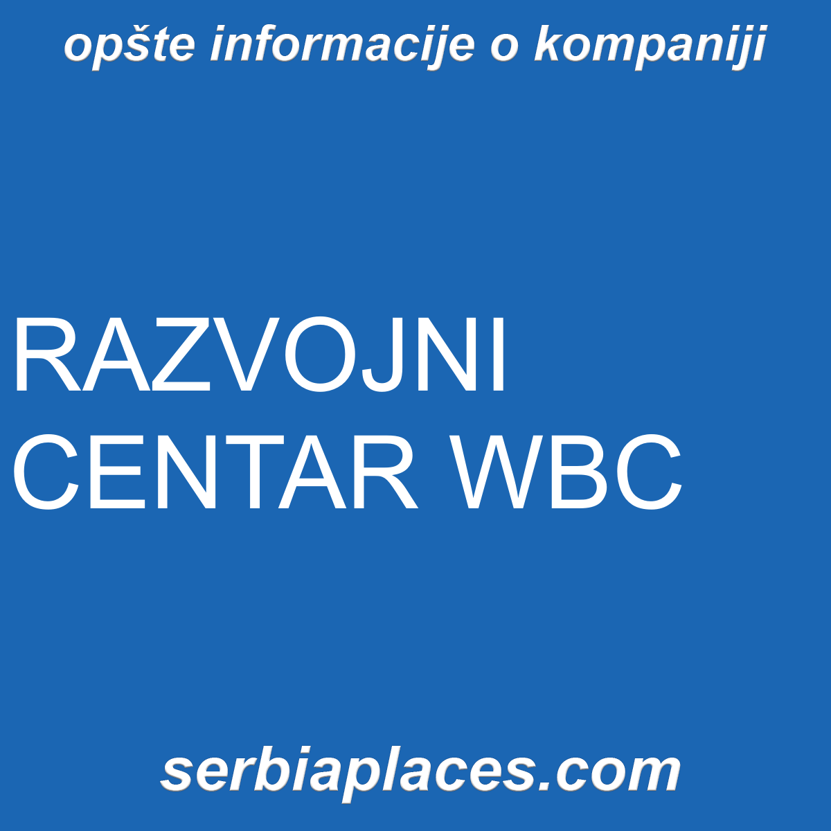 RAZVOJNI CENTAR WBC