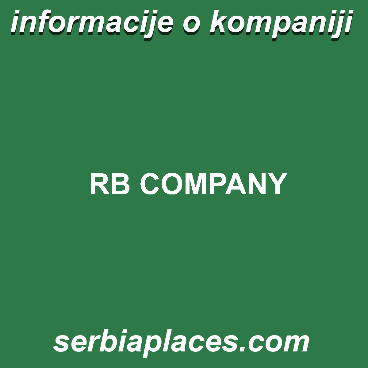 RB COMPANY
