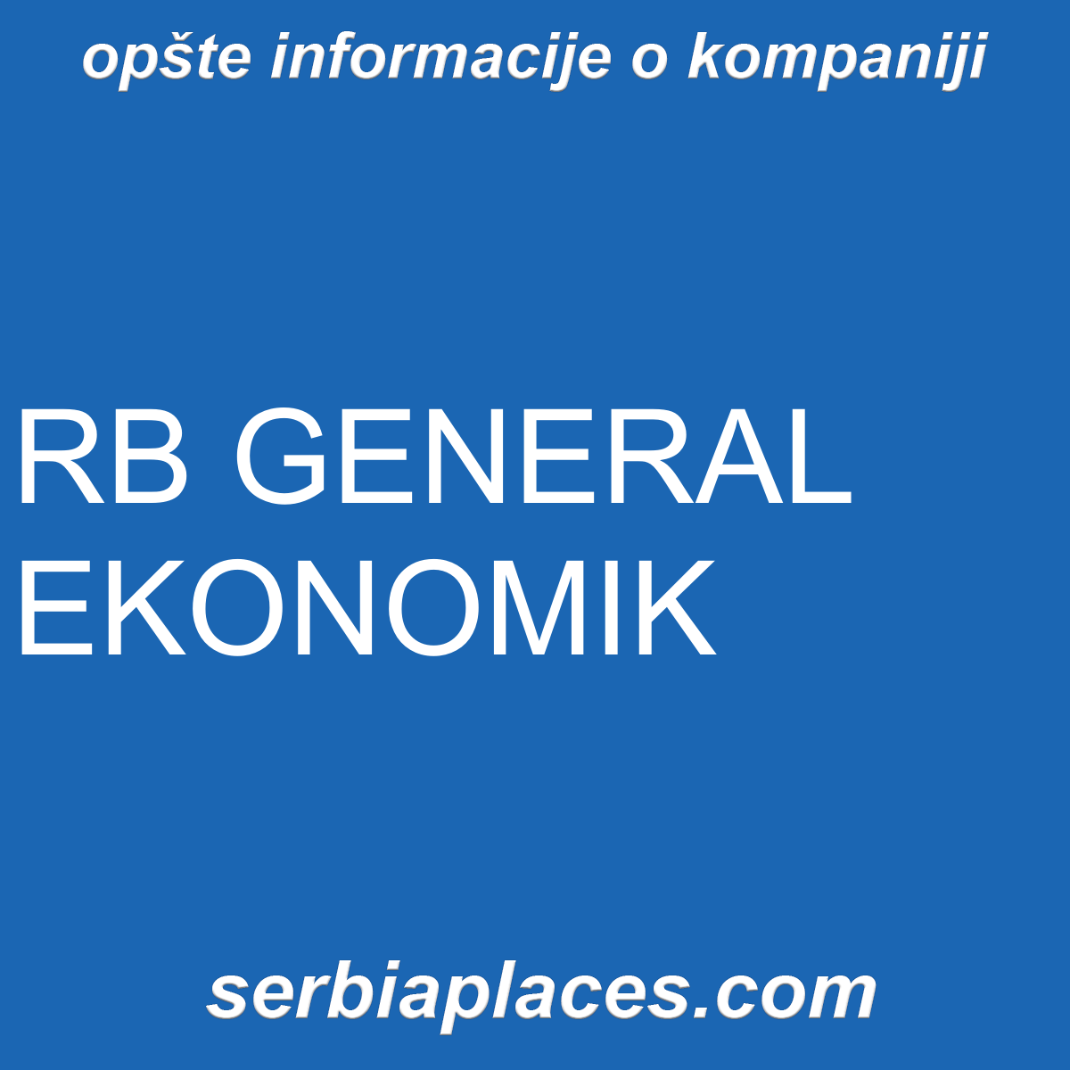 RB GENERAL EKONOMIK