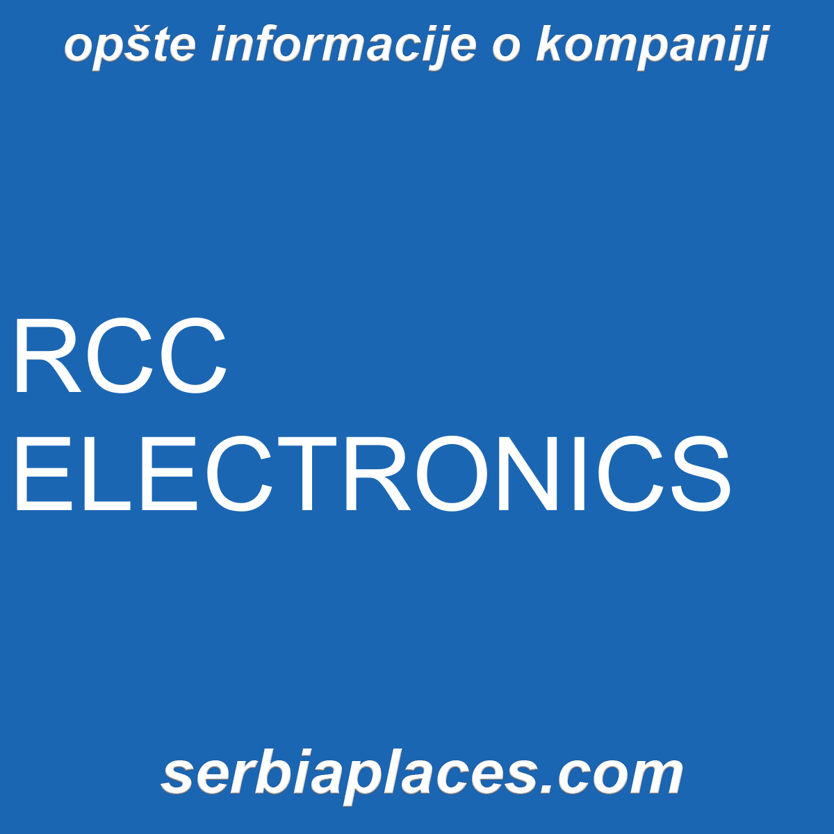 RCC ELECTRONICS