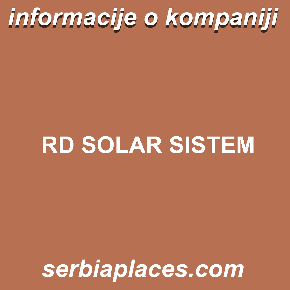 RD SOLAR SISTEM