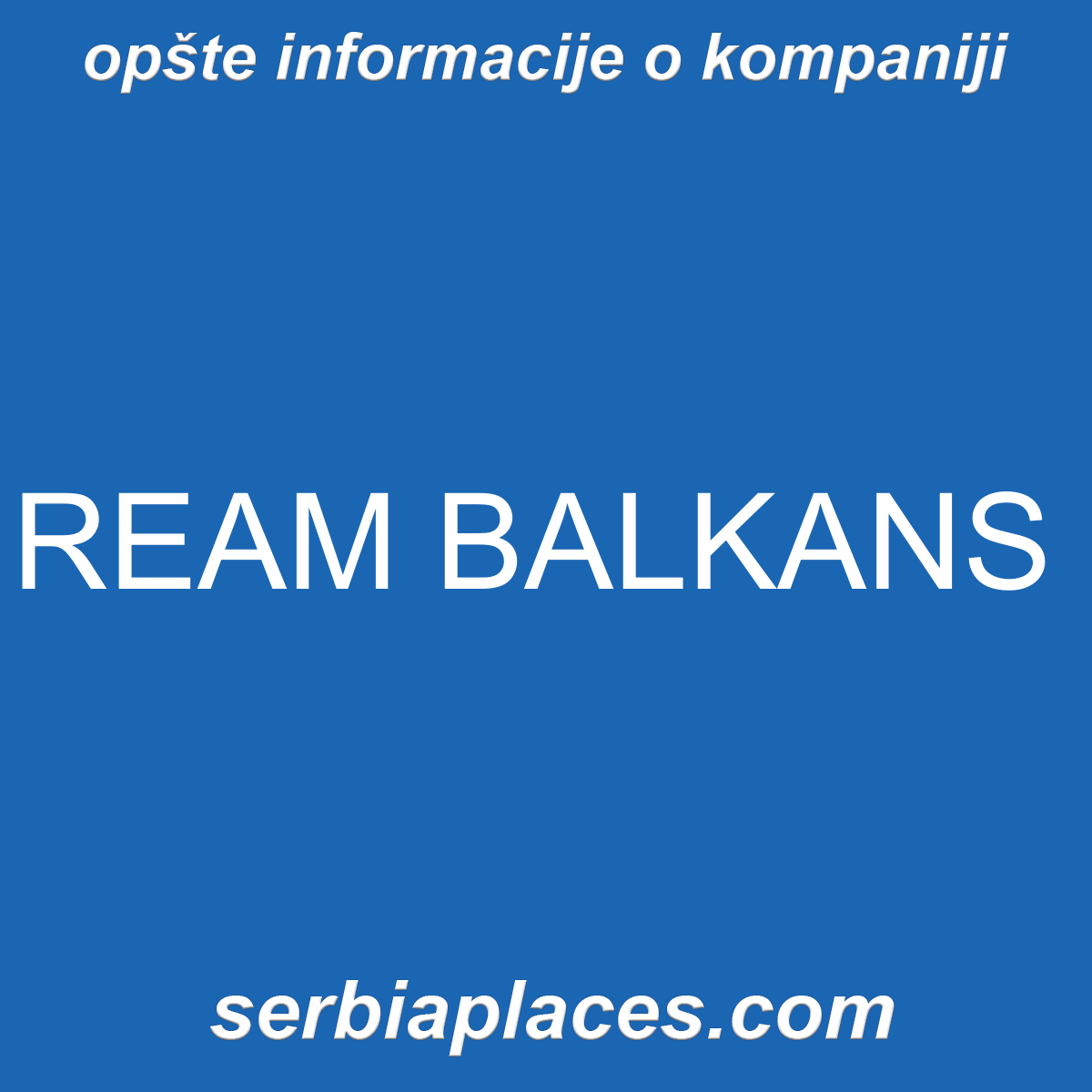 REAM BALKANS