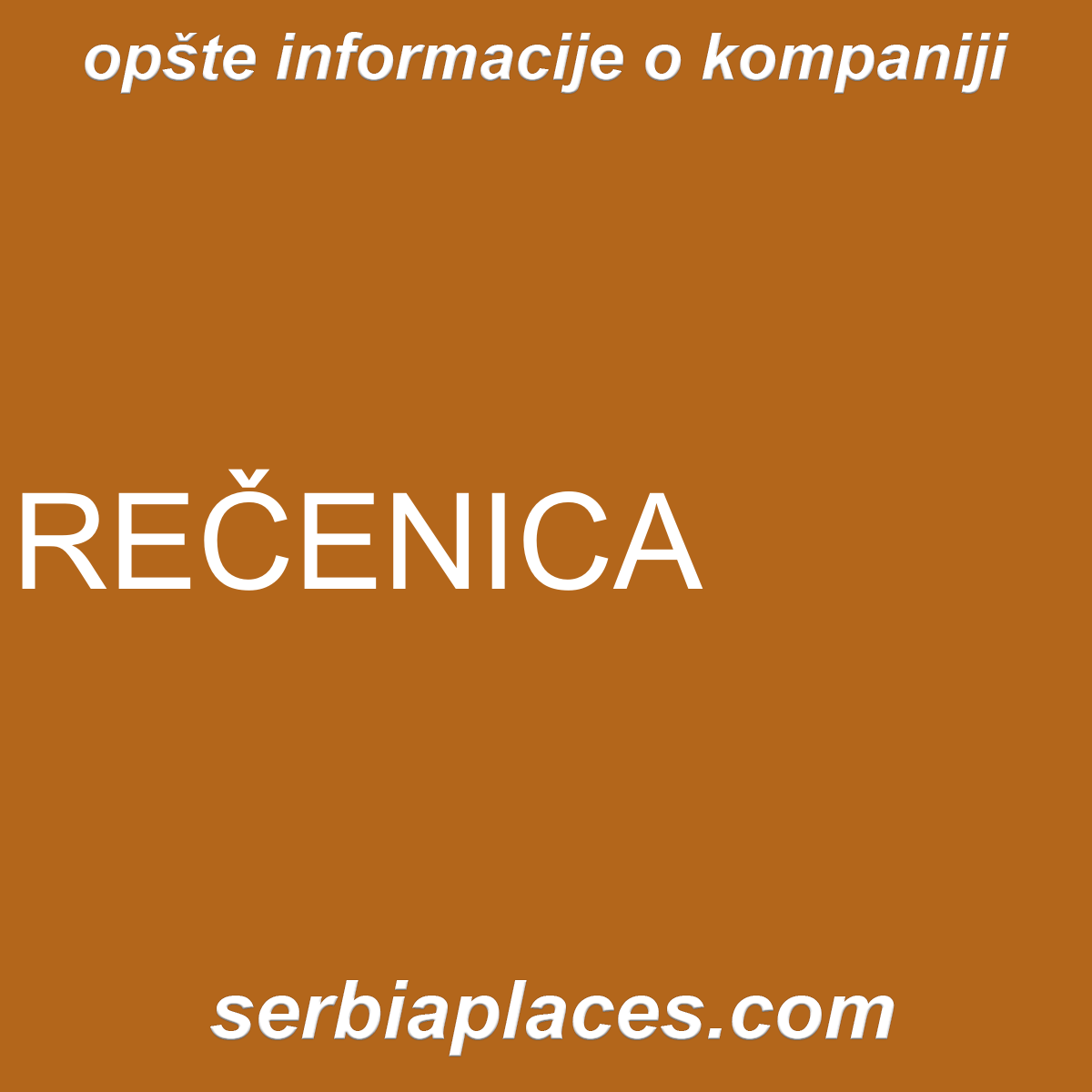 REČENICA