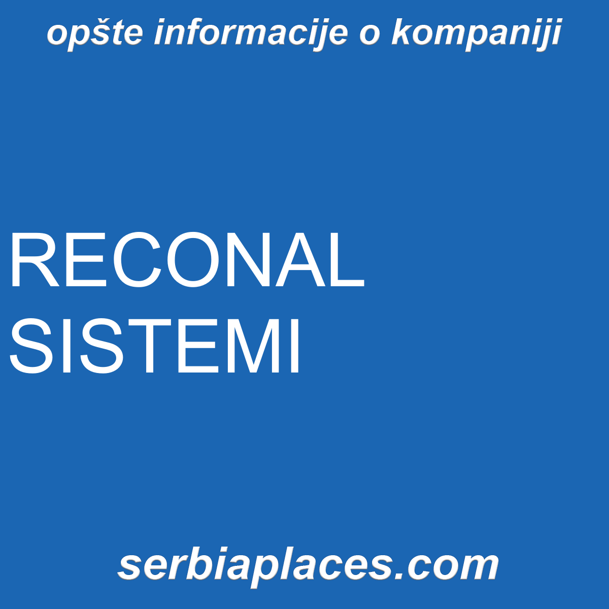 RECONAL SISTEMI