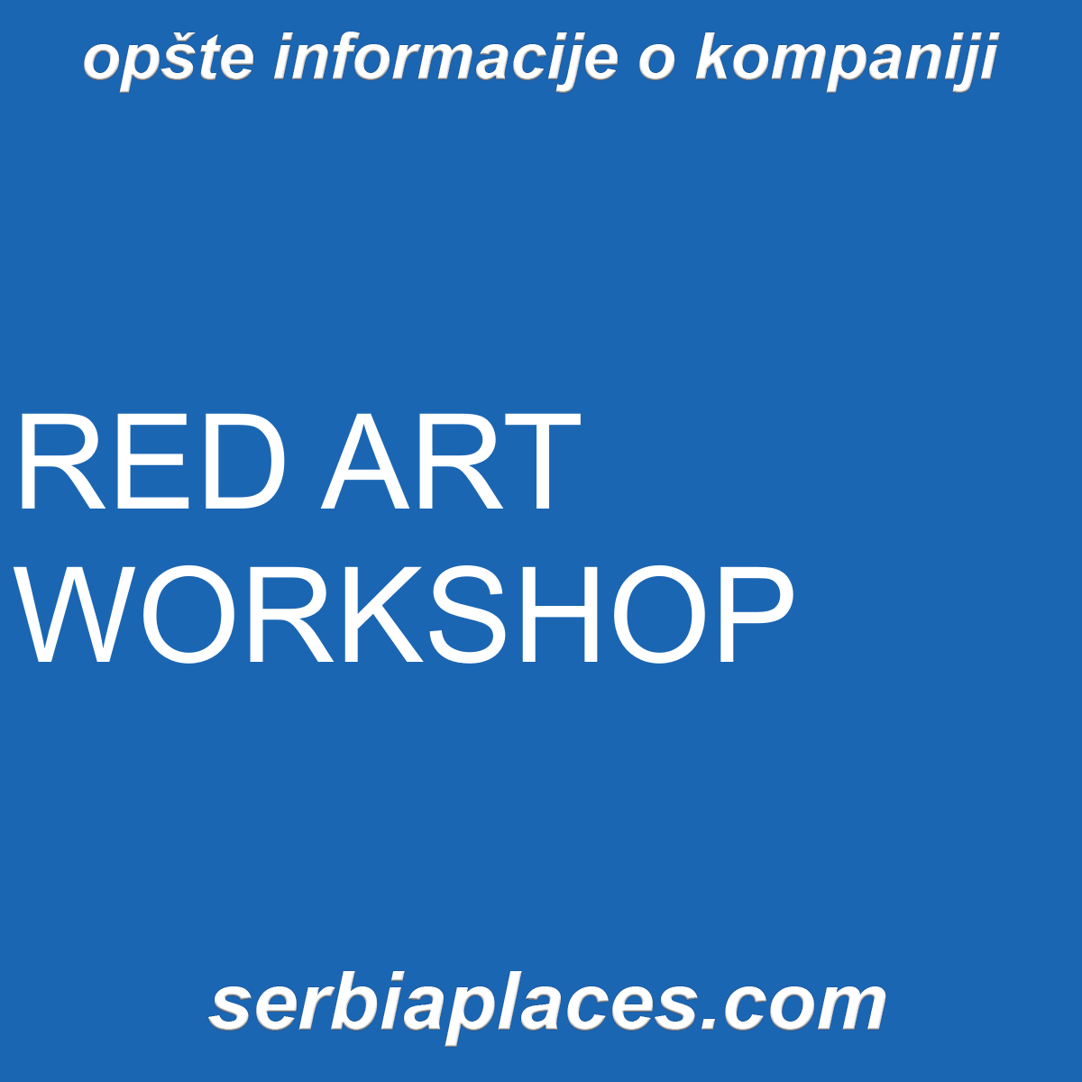 RED ART WORKSHOP