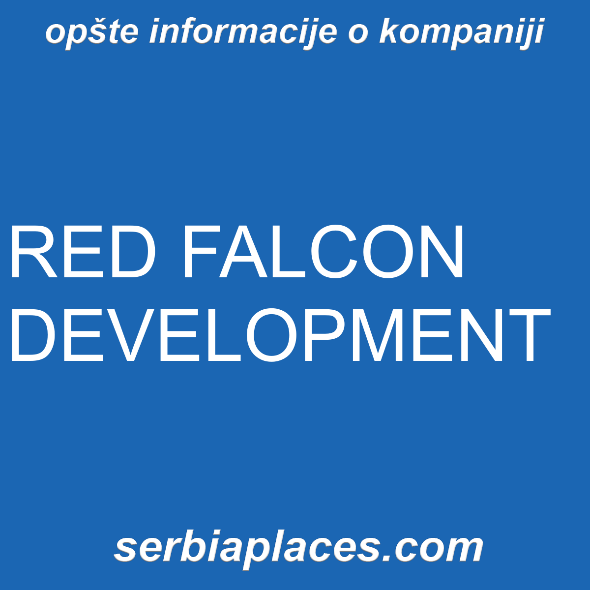 RED FALCON DEVELOPMENT