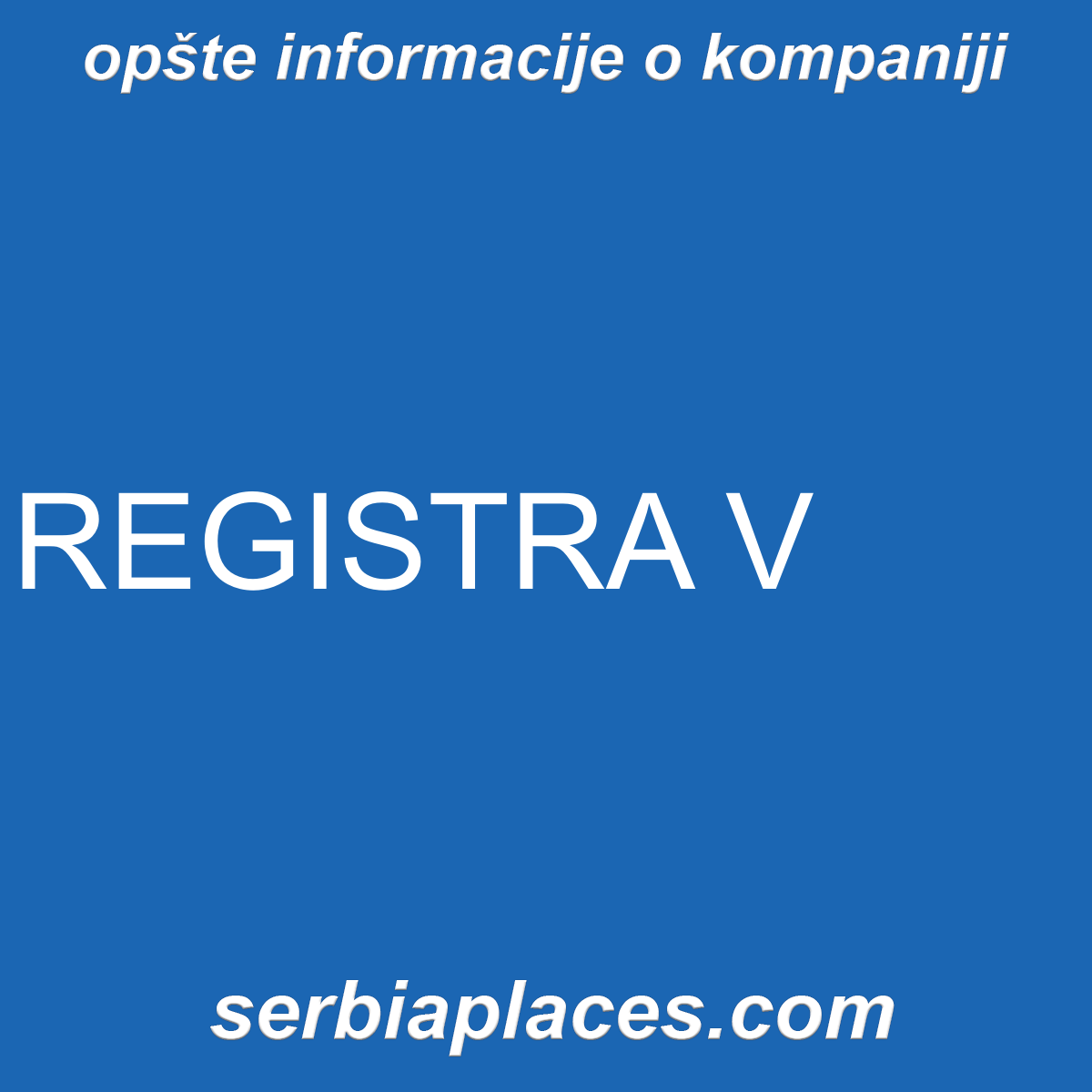 REGISTRA V