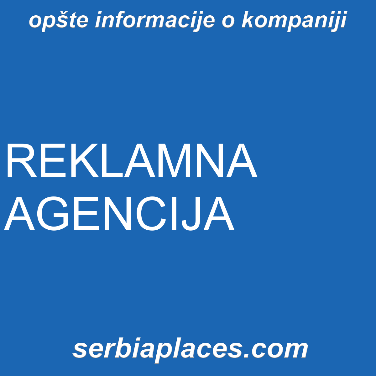 REKLAMNA AGENCIJA